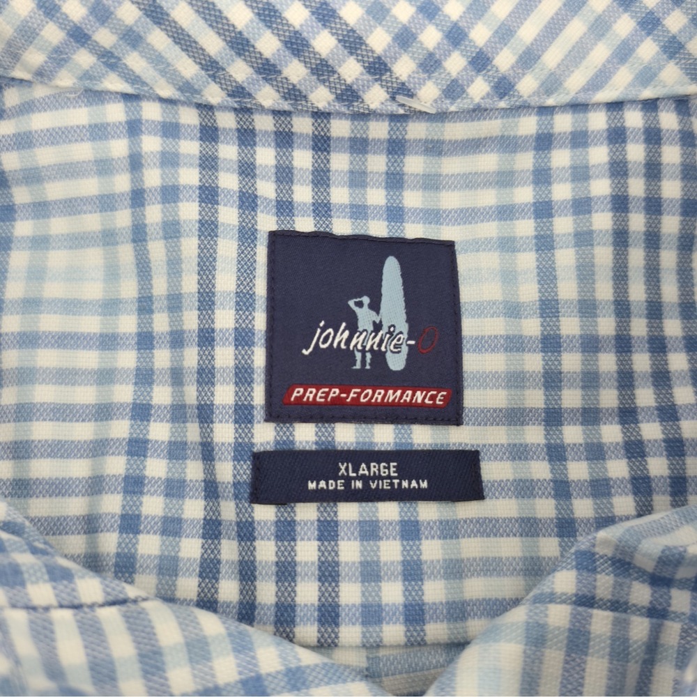 Johnnie-O Prep-Formance Shirts Mens XL Lot of 2 Plaid Button Down Stretch - Picture 10 of 16